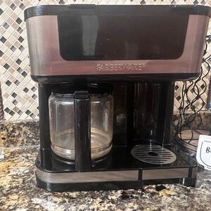 Farberware Black and Silver Coffee Maker